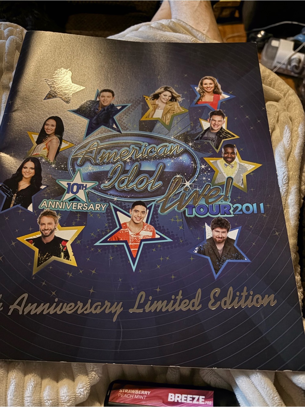 American Idol Live! 10th Anniversary Poster — Blue